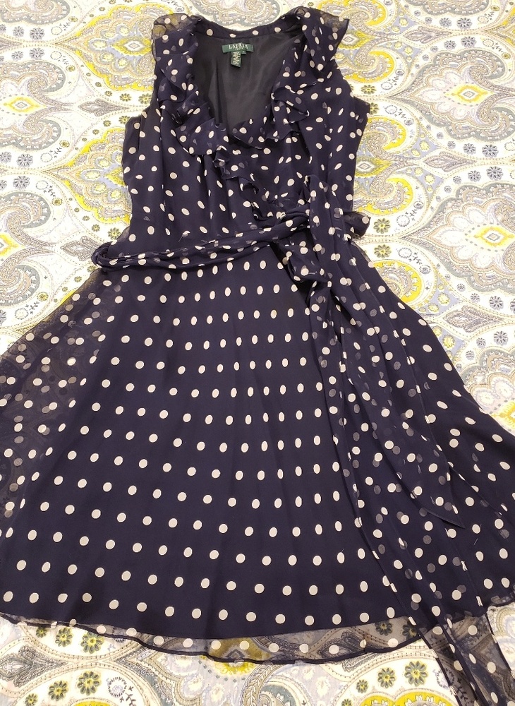 Lauren Ralph Lauren Silk Wrap Dress